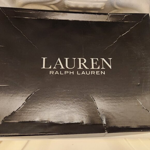 Ralph Lauren Leather " Gabriele" Cream Heeled Sandals. NIB. Size 10 - Picture 11 of 11